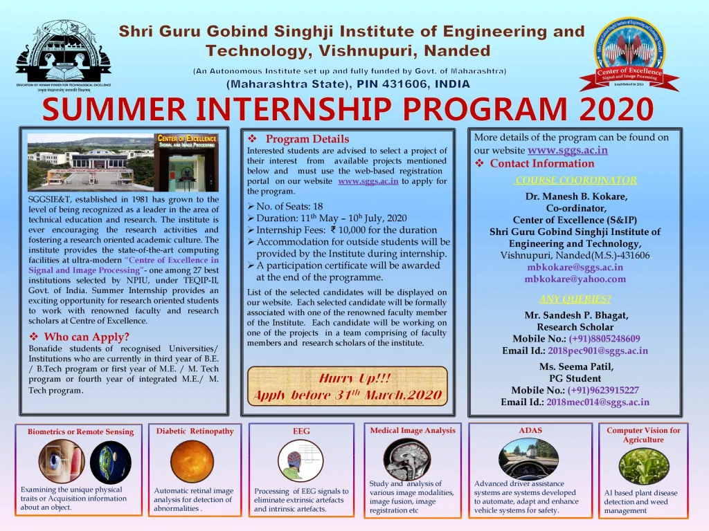 Summer Internship For Btech Timi Adelind